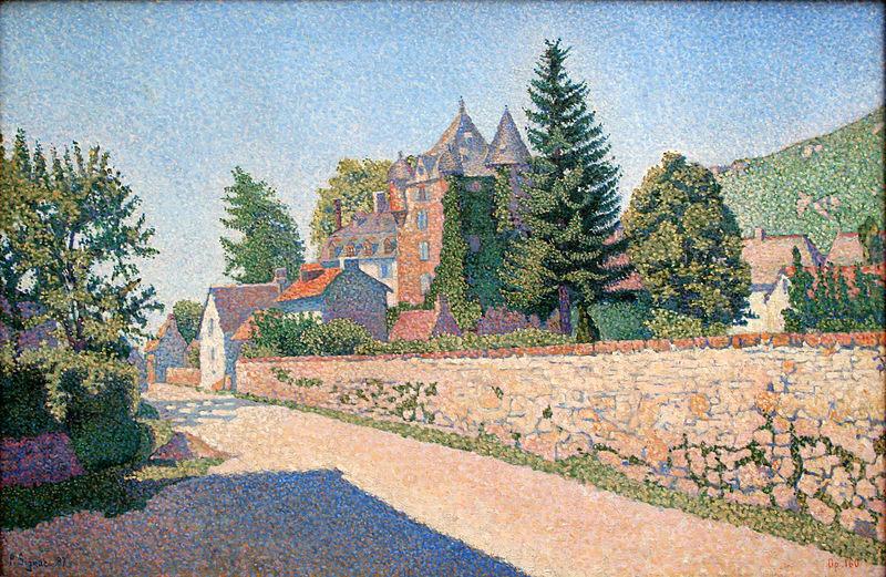 Comblat Castle., Paul Signac